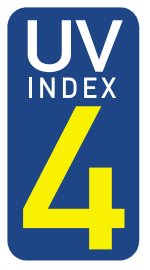 UV indekss, Spānija, Marts: 4
