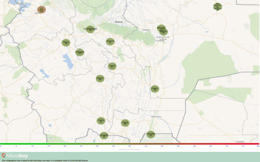 Tupiza, ボリビア の汚染 直径2.5μm以下の大気エアロゾル（粉塵 hikersbay.com