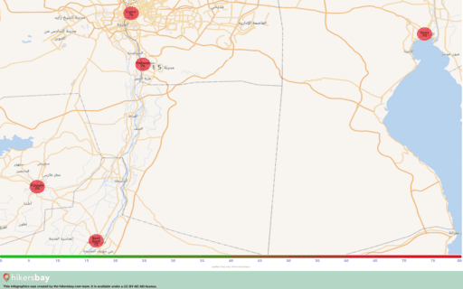 Pollution in Central Egypt, Egypt Atmospheric aerosols (dust) with a diameter of no more than 2.5 μm hikersbay.com