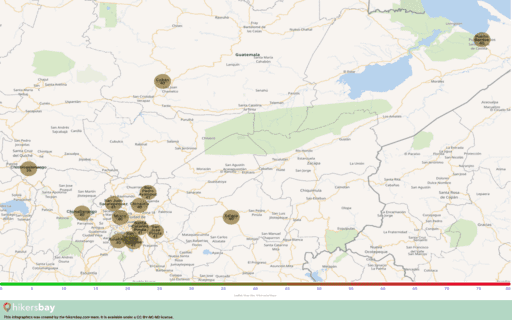 Poluarea în Chimaltenango, Guatemala Atmosferice aerosoli (praf) cu un diametru de cel mult 2,5 μm hikersbay.com