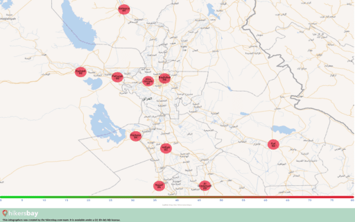 التلوث في أربيل, العراق الهباء الجوي (الغبار) التي يبلغ قطرها لا يزيد عن 2.5 ميكرومتر hikersbay.com