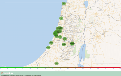 イスラエル の汚染 直径2.5μm以下の大気エアロゾル（粉塵 hikersbay.com