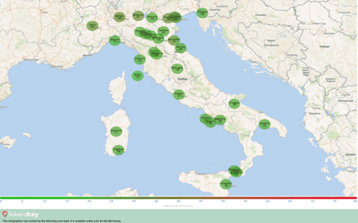 Contaminación en Nápoles, Italia Aerosoles atmosféricos (polvo) con un diámetro de no más de 2,5 μm hikersbay.com