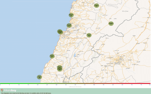 Contaminación en Sidón, Líbano Aerosoles atmosféricos (polvo) con un diámetro de no más de 2,5 μm hikersbay.com