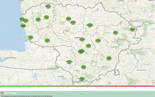 Contaminación en Šiauliai, Lituania Aerosoles atmosféricos (polvo) con un diámetro de no más de 2,5 μm hikersbay.com