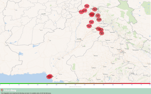 Vervuiling in Pakistan Atmosferische aërosolen (stof) met een diameter van niet meer dan 2,5 μm hikersbay.com