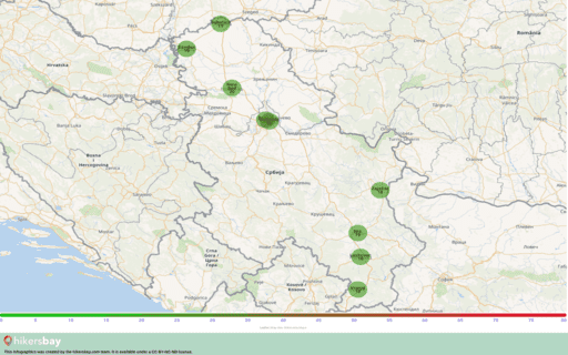 Trstenik, セルビア の汚染 直径2.5μm以下の大気エアロゾル（粉塵 hikersbay.com