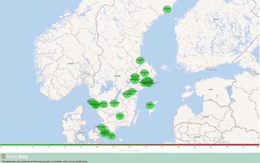 Poluição em Boras, Suécia Aerossóis atmosféricos (pó) com um diâmetro não superior a 2,5 μm hikersbay.com