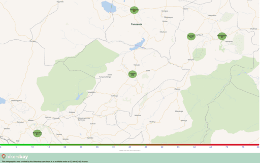 Znečištění v Tabora, Tanzanie Atmosférické aerosoly (prach) o průměru nejvýše 2,5 μm hikersbay.com