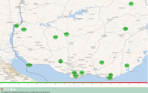 Pollution in Melo, Uruguay Atmospheric aerosols (dust) with a diameter of no more than 2.5 μm hikersbay.com