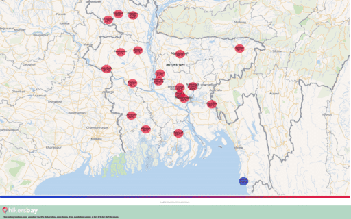 Weer in Bangladesh in Augustus 2023. Reisgids en adviezen. Lees een overzicht over het klimaat. hikersbay.com