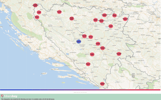 Időjárás Bosznia-Hercegovina -ben Március 2024 alatt. Jó időpont az utazásra? hikersbay.com