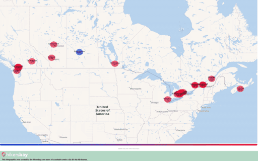 Weer in Canada in Oktober 2024. Is dit het beste moment om te reizen? hikersbay.com