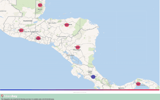 Clima em América Central em Fevereiro 2024. É a melhor época para viajar? hikersbay.com