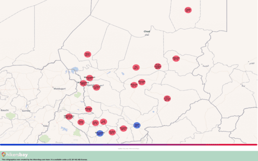 Cuaca di Chad di April 2024. Apakah ini waktu yang terbaik untuk berkunjung? hikersbay.com