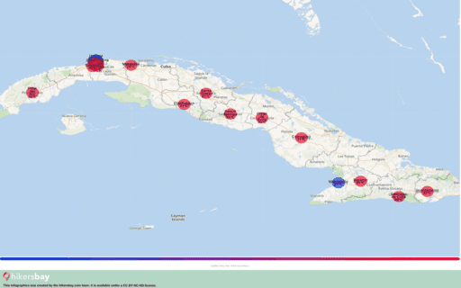 Küba içinde Mart 2024 hava durumu. Seyahat için en uygun zaman mı? hikersbay.com