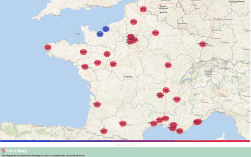 Fransa içinde Mart 2024 hava durumu. Seyahat için en uygun zaman mı? hikersbay.com