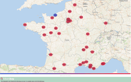 Időjárás Franciaország -ben Május 2024 alatt. Jó időpont az utazásra? hikersbay.com