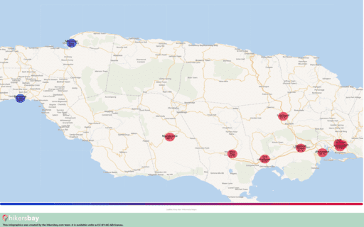 Vær i Jamaica i April 2024. Er dette den beste tiden å reise på? hikersbay.com