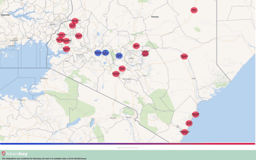 Météo à Kenya en Janvier 2024. Est-ce le bon moment pour visiter? hikersbay.com