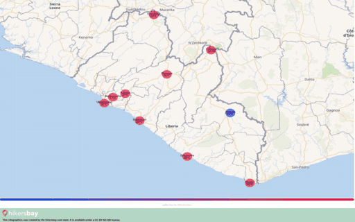 Liberya içinde Temmuz 2023 hava durumu. Ziyaret için uygun bir zaman mı? hikersbay.com