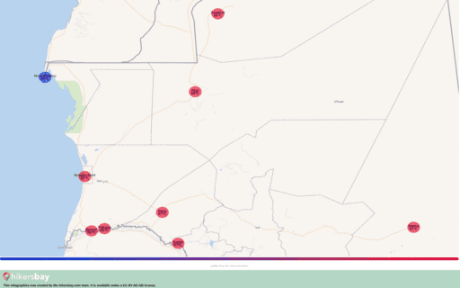 الطقس في موريتانيا في سبتمبر 2024. هل هذه أفضل وقت للسفر؟ hikersbay.com