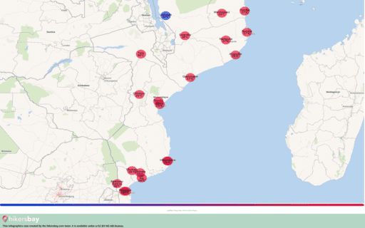 Laiks Mozambika Augusts 2024 laikā. Vai tas ir labākais laiks ceļojumam? hikersbay.com