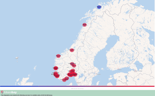 Noruega: el tiempo en Octubre 2023. Guía de viaje y consejos. Lee un resumen del clima. hikersbay.com