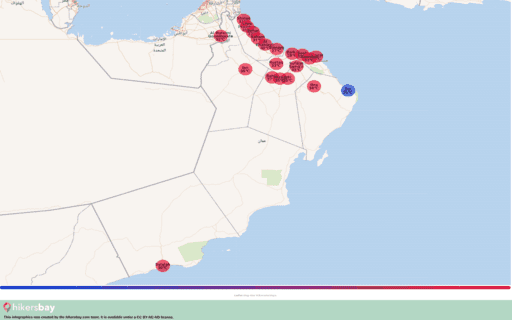 Weather in Oman in March 2024. Travel guide and advices. Read an overview of the climate. hikersbay.com