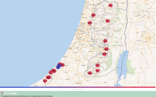 الطقس في الضفة الغربية وقطاع غزة في مايو 2024. هل هذا وقت مناسب للزيارة؟ hikersbay.com
