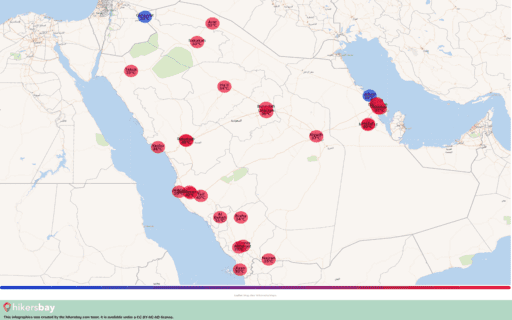 Weer in Saoedi-Arabië in April 2024. Is dit een goed moment om te bezoeken? hikersbay.com