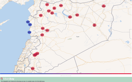 Suriye içinde Haziran 2024 hava durumu. Seyahat için en uygun zaman mı? hikersbay.com