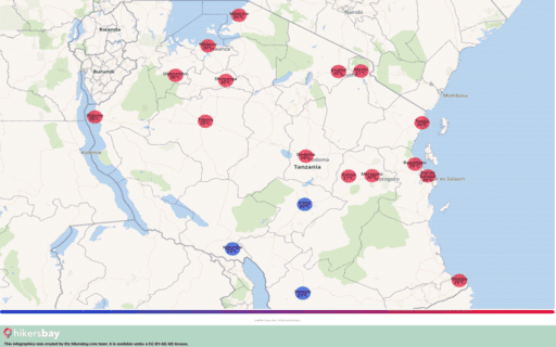 Météo à Tanzanie en Avril 2024. Est-ce le bon moment pour visiter? hikersbay.com