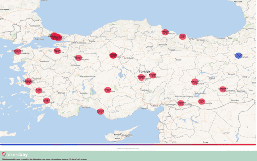 Weer in Turkije in November 2023. Is dit een goed moment om te bezoeken? hikersbay.com