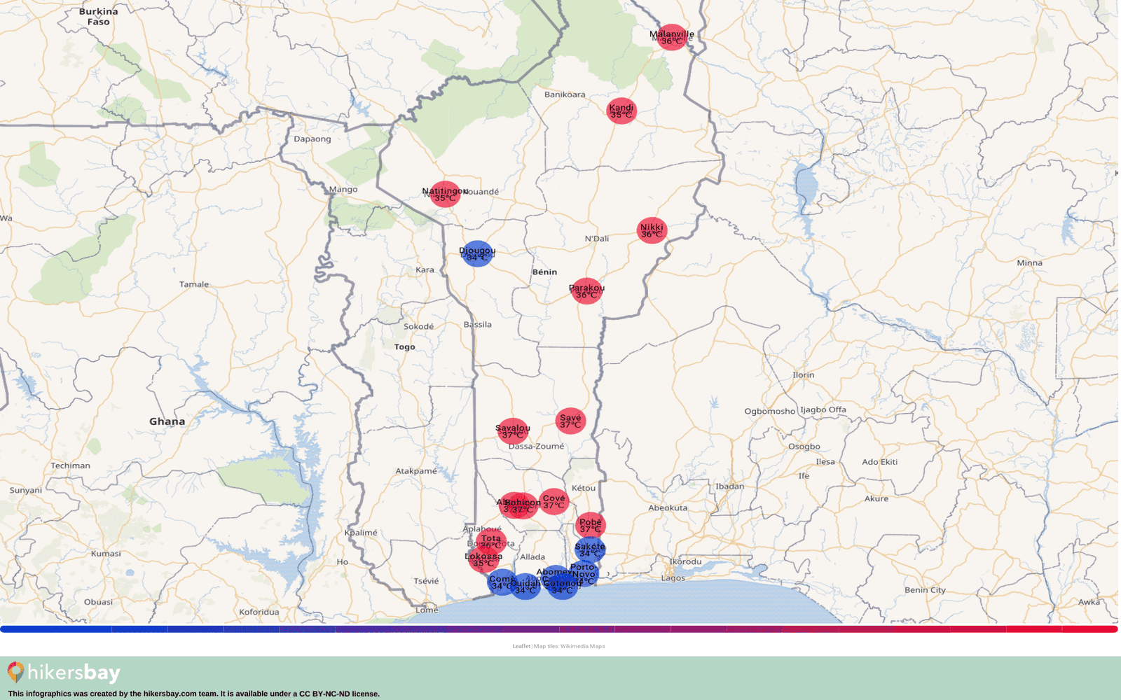 Météo à janvier en Bénin 2025