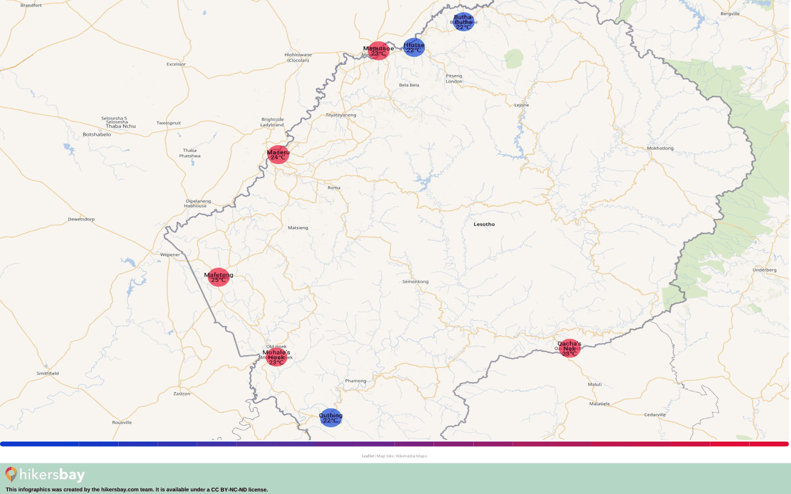Ο καιρός στη Απριλίου στο Λεσότο 2024
