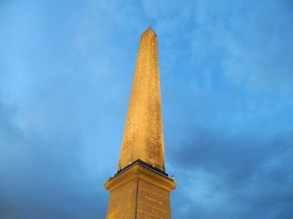 Billede af Luxor Obelisk. paris france de la place concorde obelisk luxor placedelaconcorde 2013