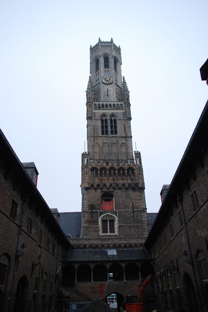 Image of Market Halls. tower belgium belltower belfry bruges belfort medievalbelltower