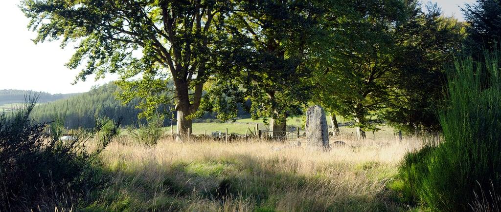 Изображение Stone Circle. landscape scotland aberdeenshire stonecircle tomnagorn
