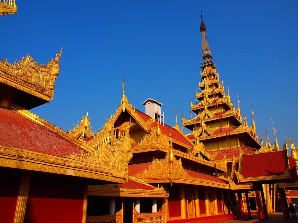 Obraz Mandalay Palace. travel nature asia flickr culture natuur buddhism temples myanmar birma mandalay pagodas cultuur reizen azië “paul travel” arps “olympus 2013 “adventure paularps arps” epl”