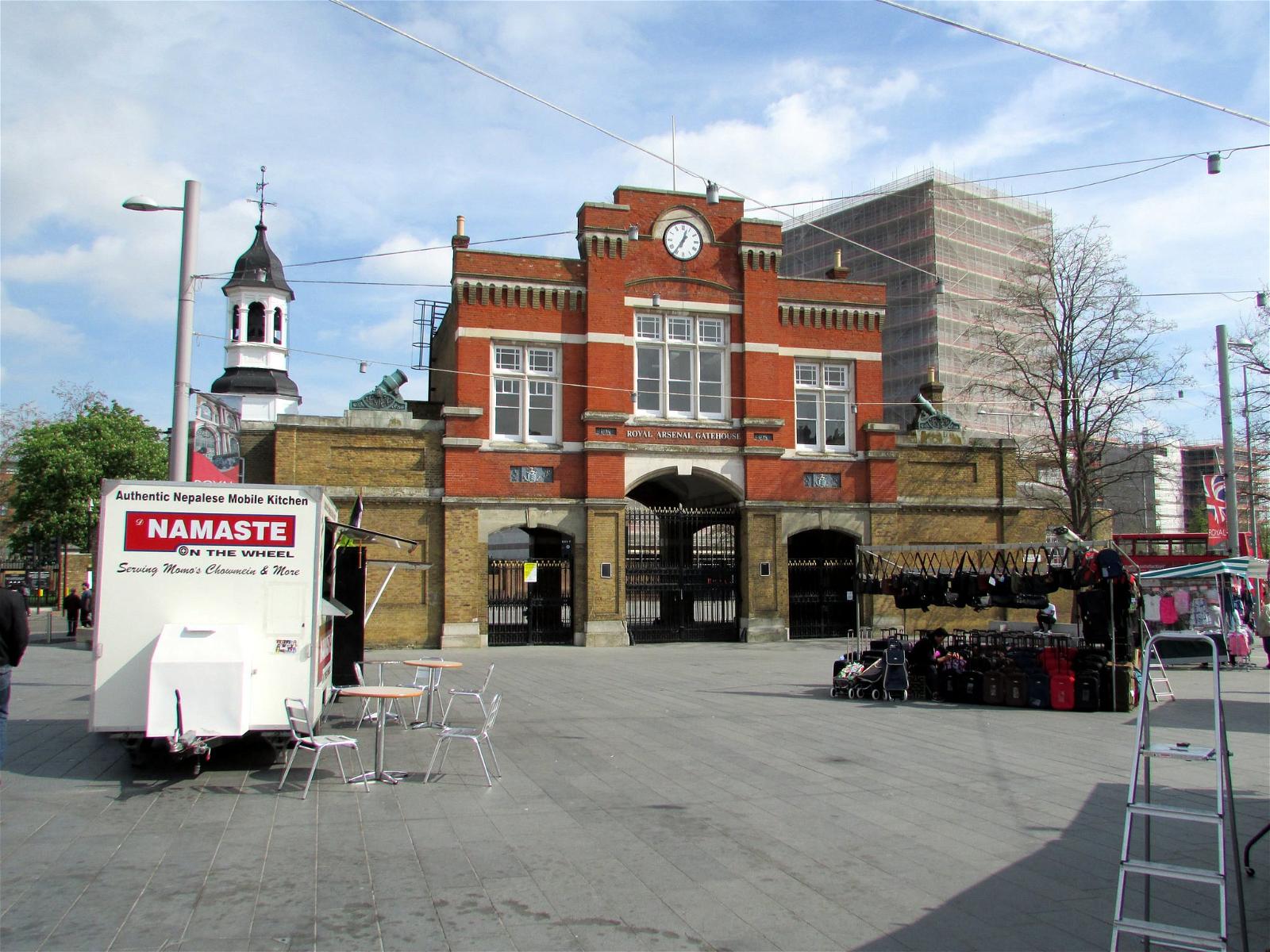 Afbeelding van Royal Arsenal Gatehouse. london woolwich