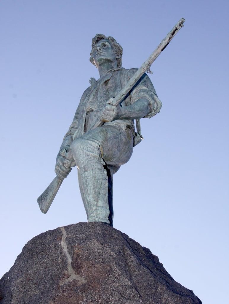 Obraz Minuteman Statue. ma state lexington massachusetts patriot americanrevolution minuteman lexingtongreen henryhudsonkitson greatermerrimackvalley