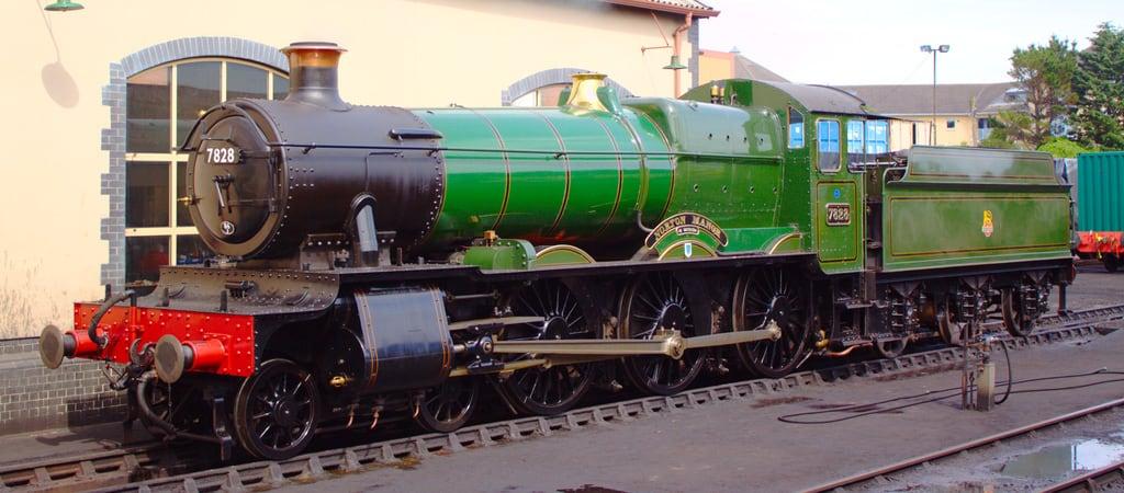 Εικόνα από West Somerset Railway. train steam steamtrain gwr 7828 nortonmanon