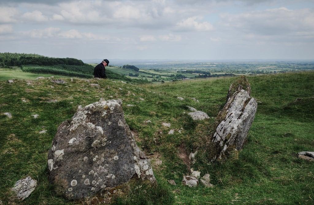 Image of Cairn. ireland summer megalithic grave pentax cemetary cairn megalith meath oldcastle loughcrew pentaxk30