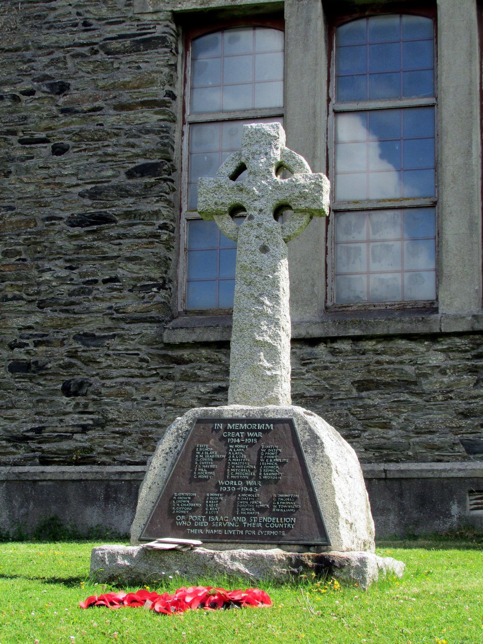 Image of War Memorial. warmemorial portisaac southwestcoastpath