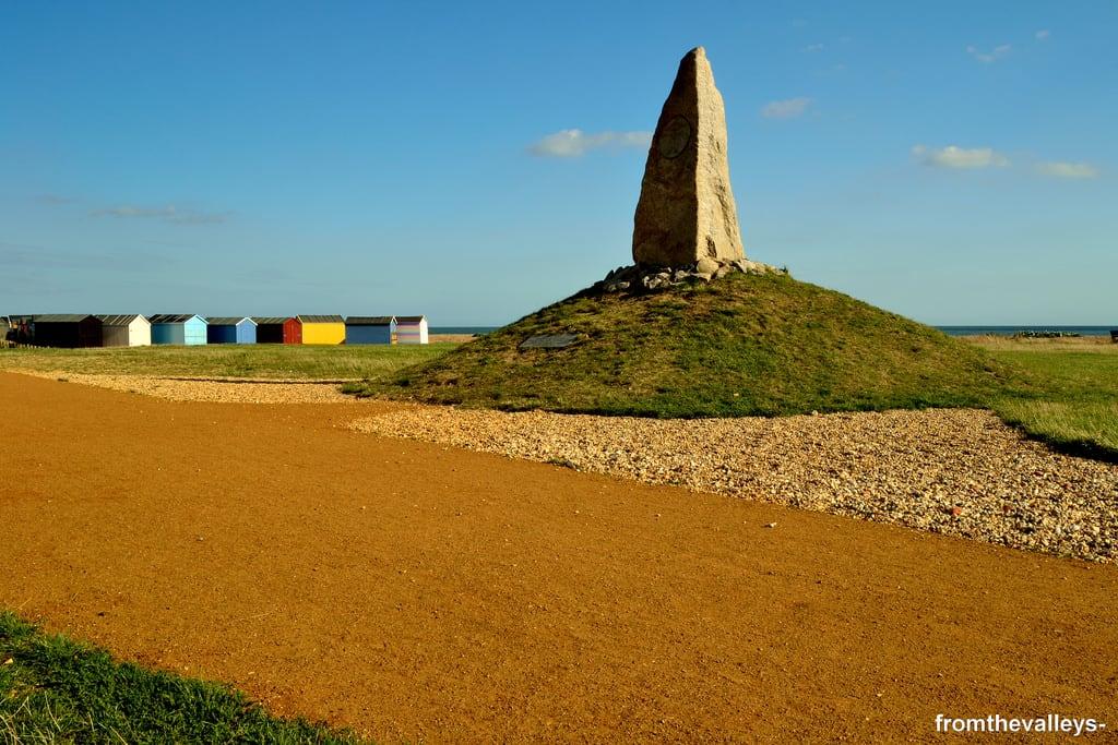 Image of COPP Memorial. haylingisland hampshire portsmouth copp beachhuts beachchalets southhayling combinedoperationspilotageparties westhaylingbeach westhaylingbeachsouthhayling
