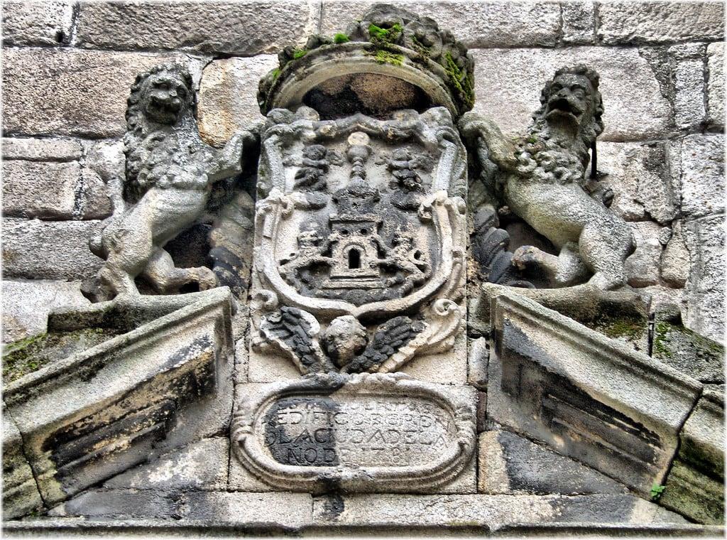 Attēls no Porta de San Pedro. stone spain espanha europa europe galicia galiza espagne lugo pedra muralla piedra galice muralladelugo