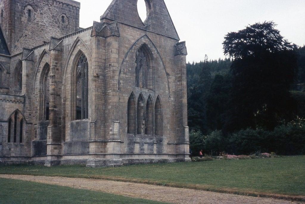 Imagine de Pluscarden Abbey. 35mm slides 35mmslide pluscardenabbey elgin benedictinemonks blackburn scotland abbey priory 1970s