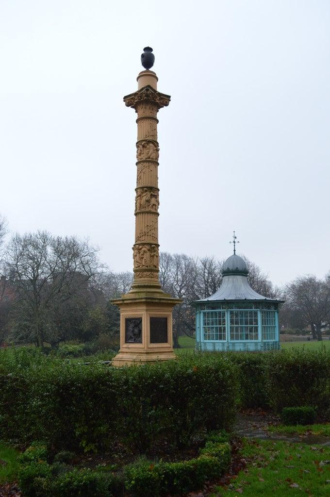 Obraz Godfrey Sykes Memorial. terracotta sheffield va column godfreysykes