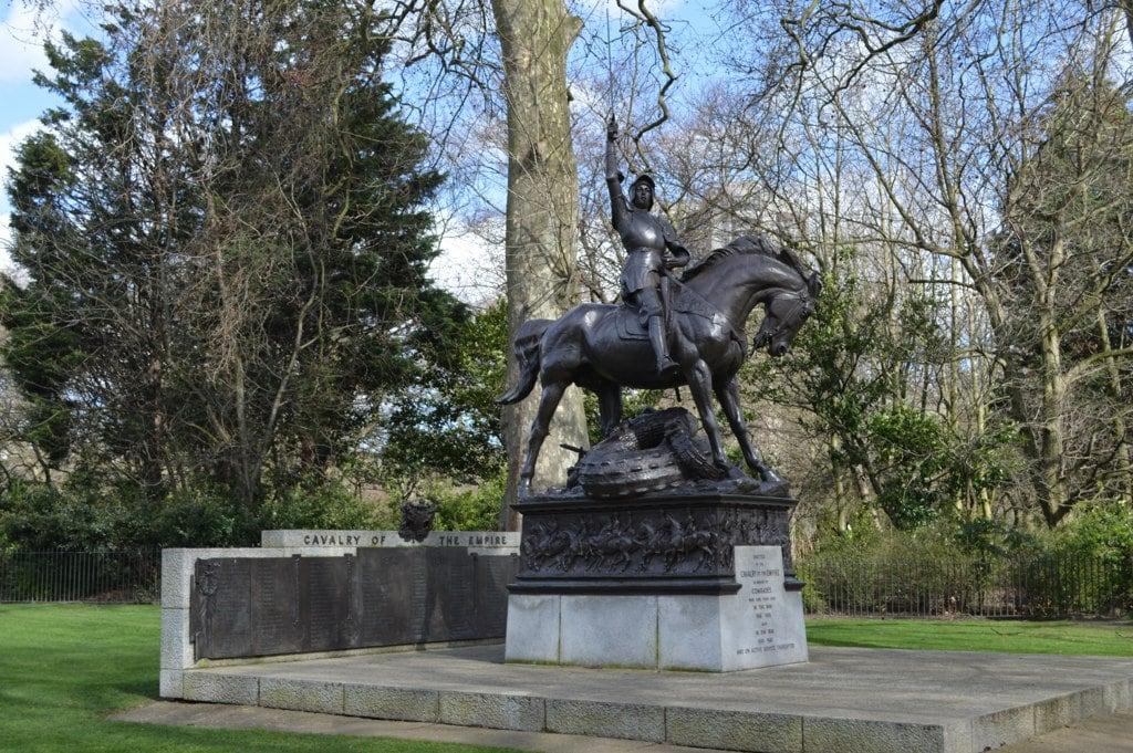 Cavalry Memorial görüntü. horse soldier hydepark equestrian horseback cavalrymemorial